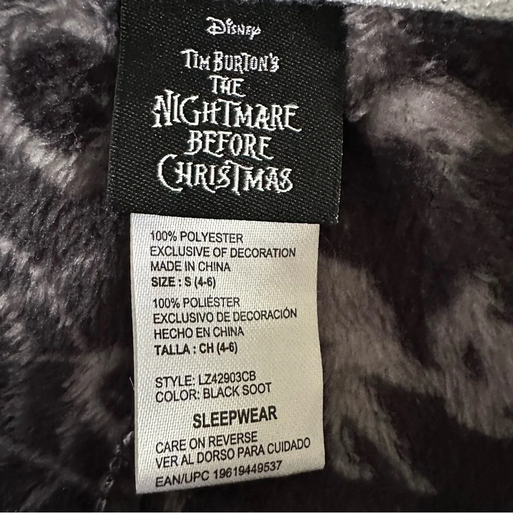 Disney Nightmare Before Christmas Womens S Jack Skellington Hooded Halloween - Picture 11 of 12